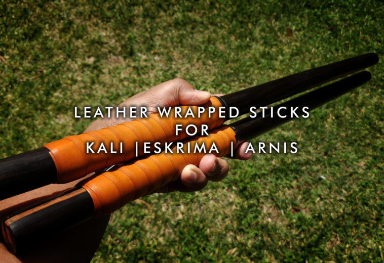 Leather Wrapped Sticks for Kali | Eskrima | Arnis